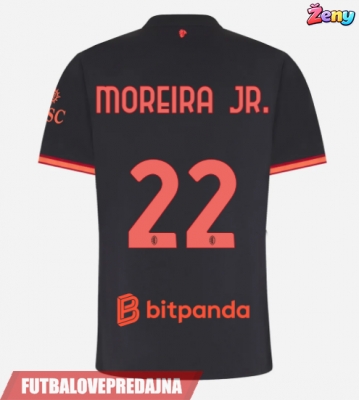 Lacne Ženy Futbalové dres AC Milan Diego Moreira #22 2026-27 Krátky Rukáv - Tretina